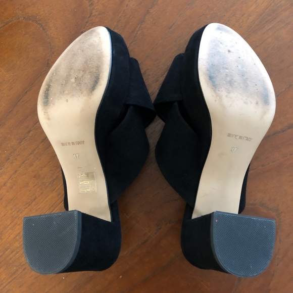 Summit by White Mountain Crisscross Suede Heels - Picture 8 of 10